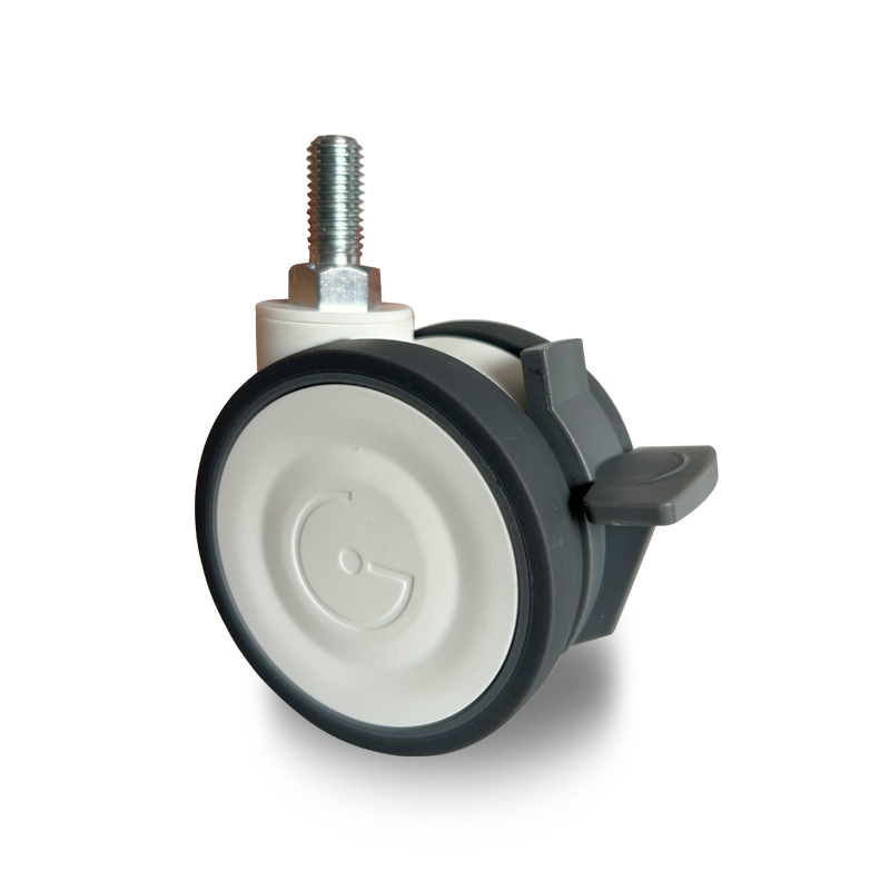 13系列3寸全塑剎車雙輪